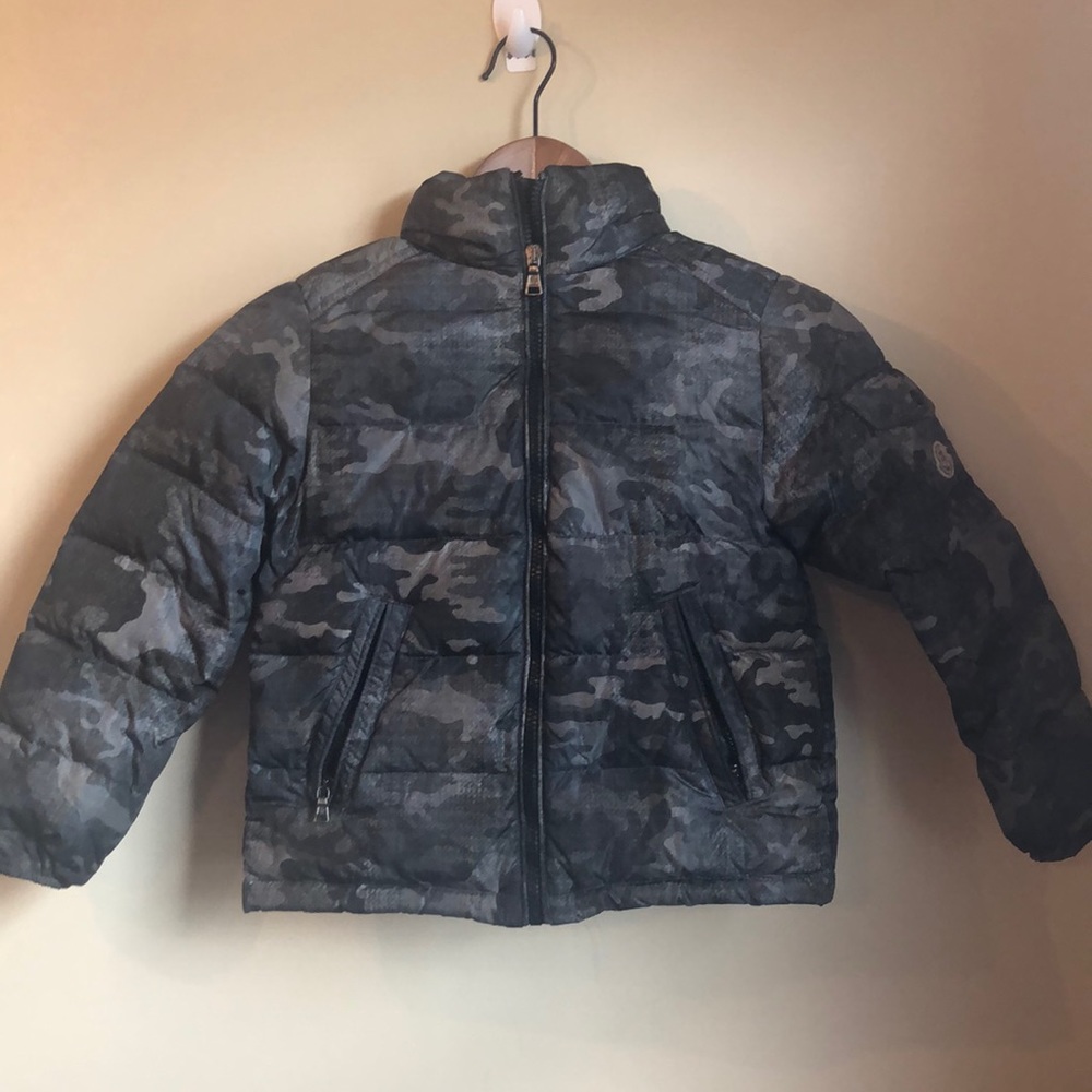 Moncler Boys Army Coat